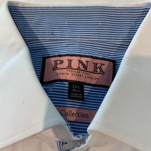 Thomas Pink Dress Shirt size 15.5